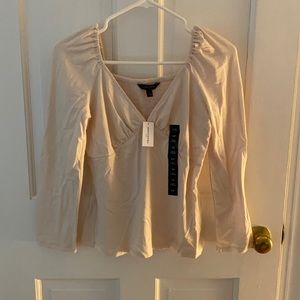 Cream Banana Republic Blouse